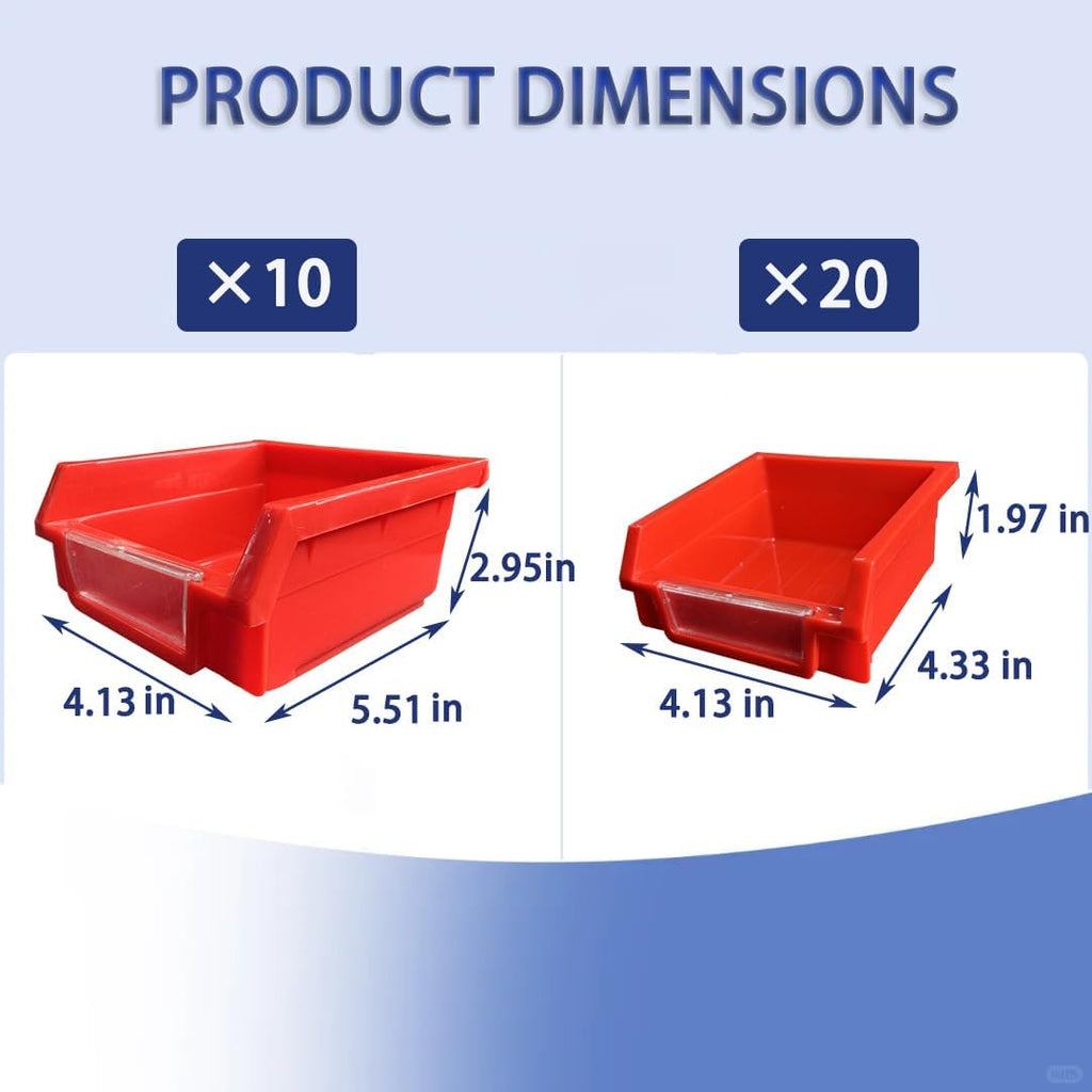 30‑Bin Wall‑Mounted Metal Storage Rack