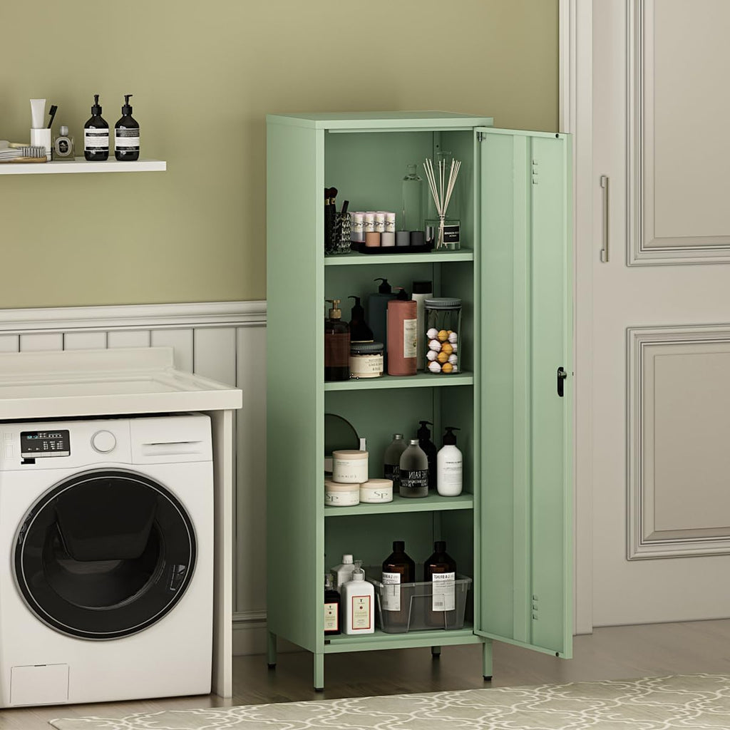 59.06'' Green Tall Metal Storage Cabinet