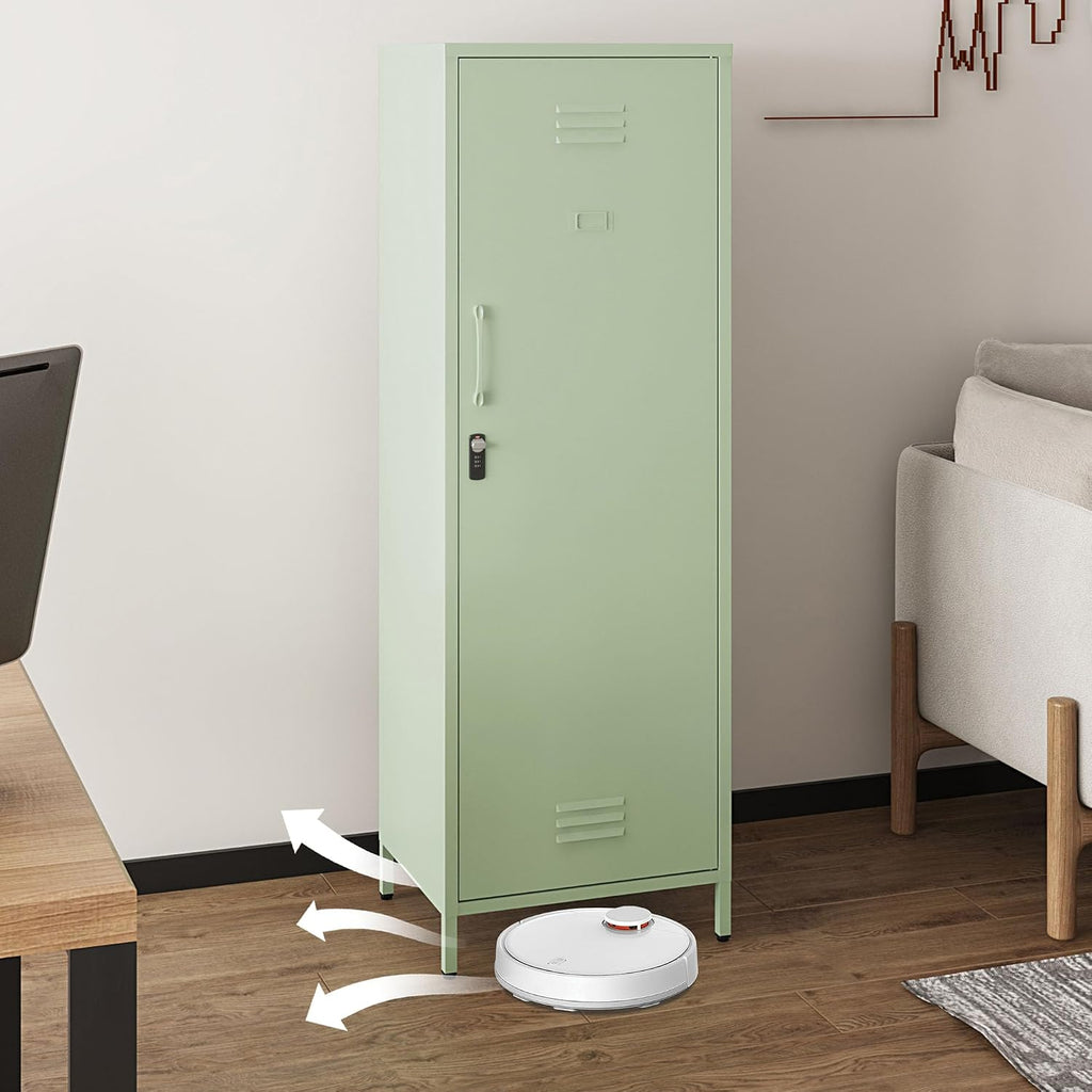 59.06'' Green Tall Metal Storage Cabinet