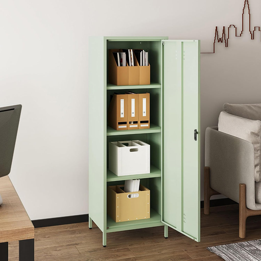59.06'' Green Tall Metal Storage Cabinet