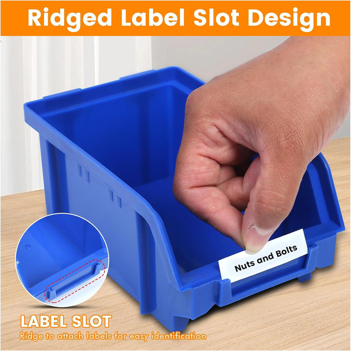 30‑Bin Wall‑Mounted Heavy‑Duty Storage Rack