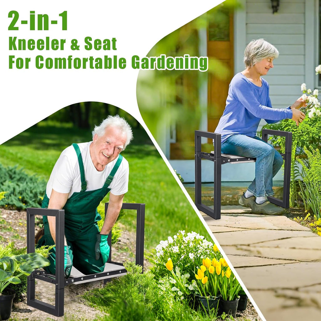 12.7" Wide Folding Garden Kneeler Seat