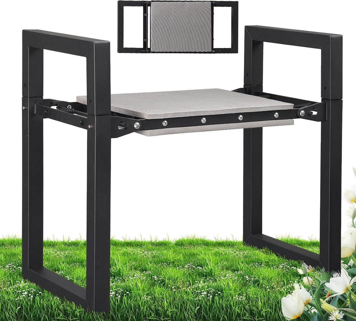 12.7" Wide Folding Garden Kneeler Seat