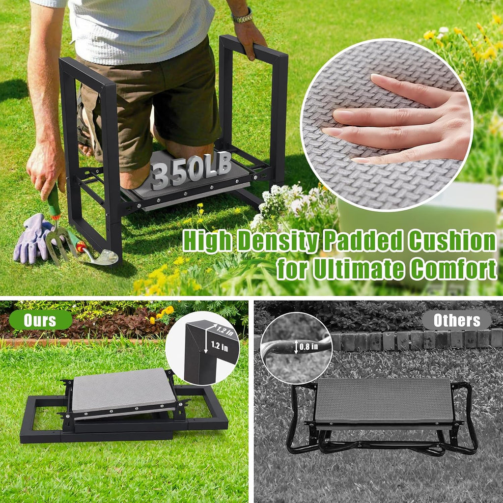 12.7" Wide Folding Garden Kneeler Seat